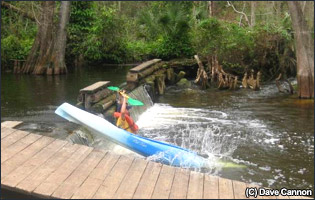 Paddling at Canoe Outfitters